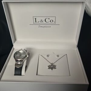 NWT L & Co Timepieces Watch Set